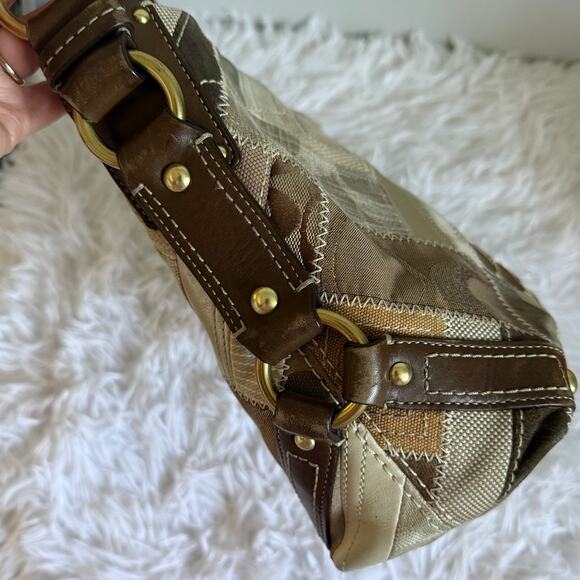 Y2K Coach 12523 Carly Signature Patchwork Hobo Bag Shoulder Bag - Picture 8 of 12